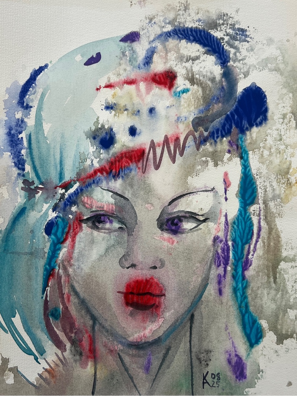 After the Rain – Original Watercolor, 11x14 (27.9 x 35.6 cm)